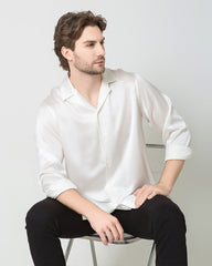 Men's Pure Silk Classic Business Shirt