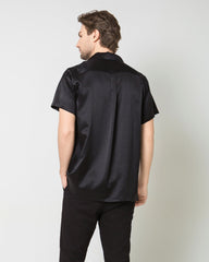 Men's Silk Short Sleeve Business Shirt