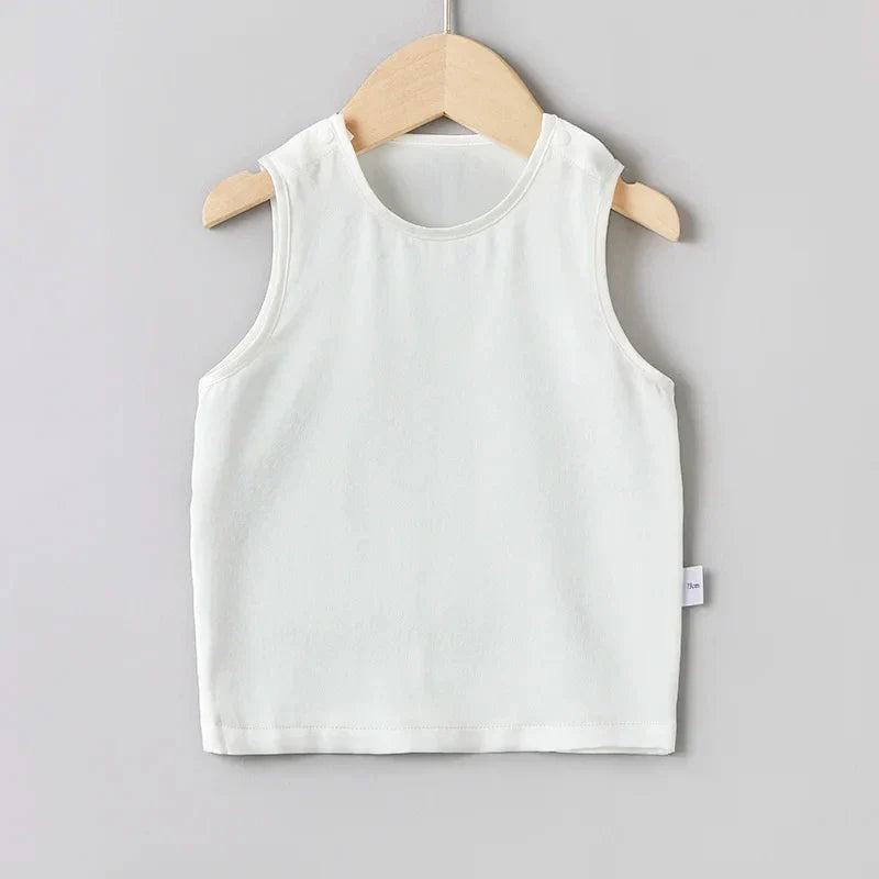 Round Neck Baby Silk Tank