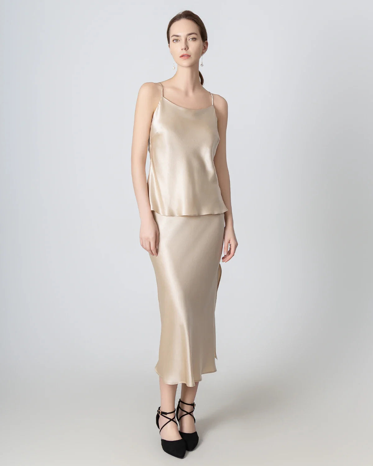 Round Neck Silk Camisole