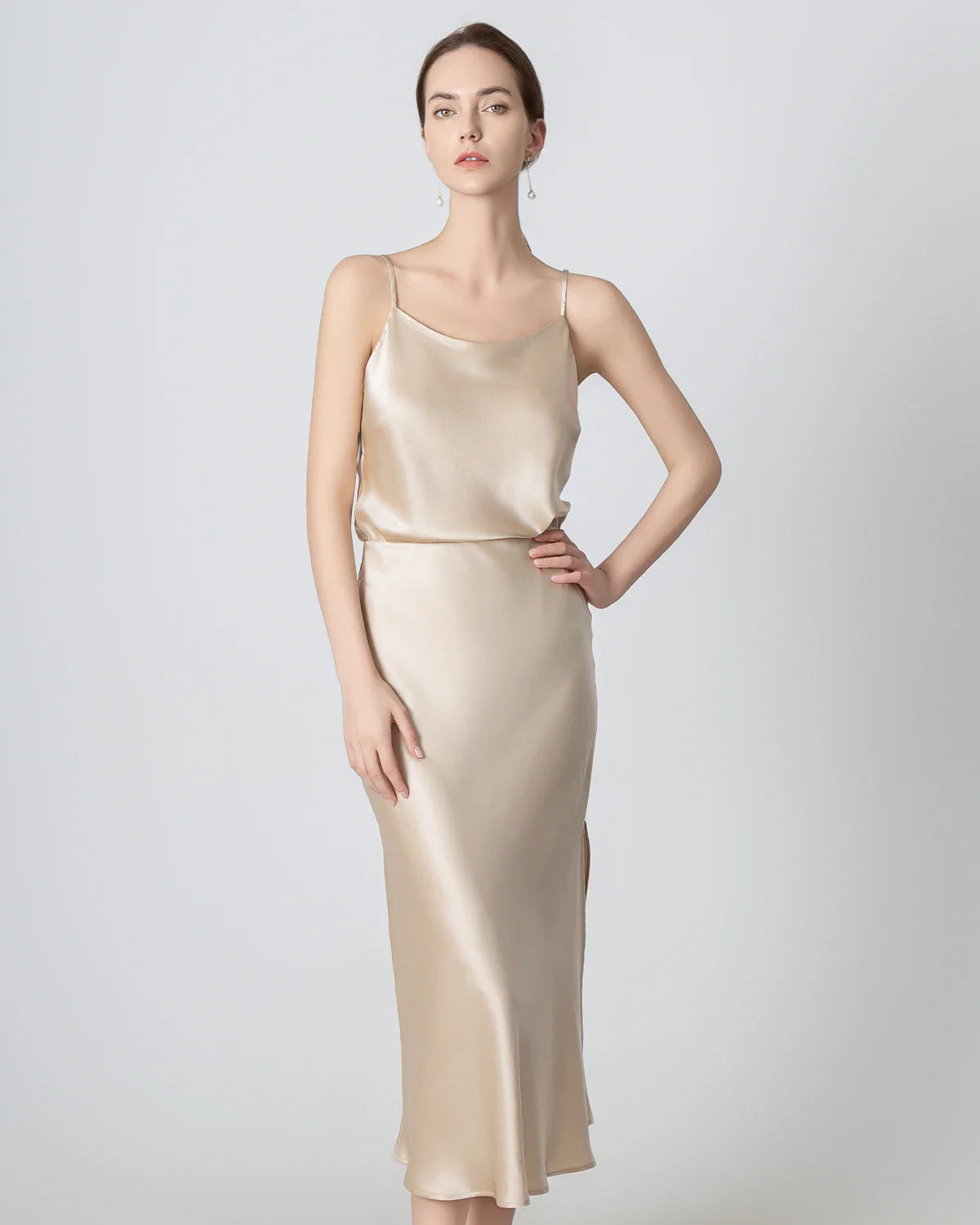 Round Neck Silk Camisole