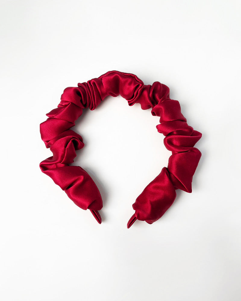 Silk 3.5cm Pleats Hairband