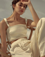 Silk Crop Tank Top