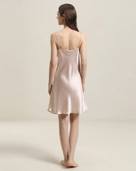Silk Lace Nightgown Slip Dress