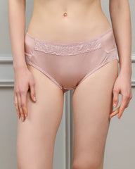 100% Silk Lace Underwear Briefs for Women
