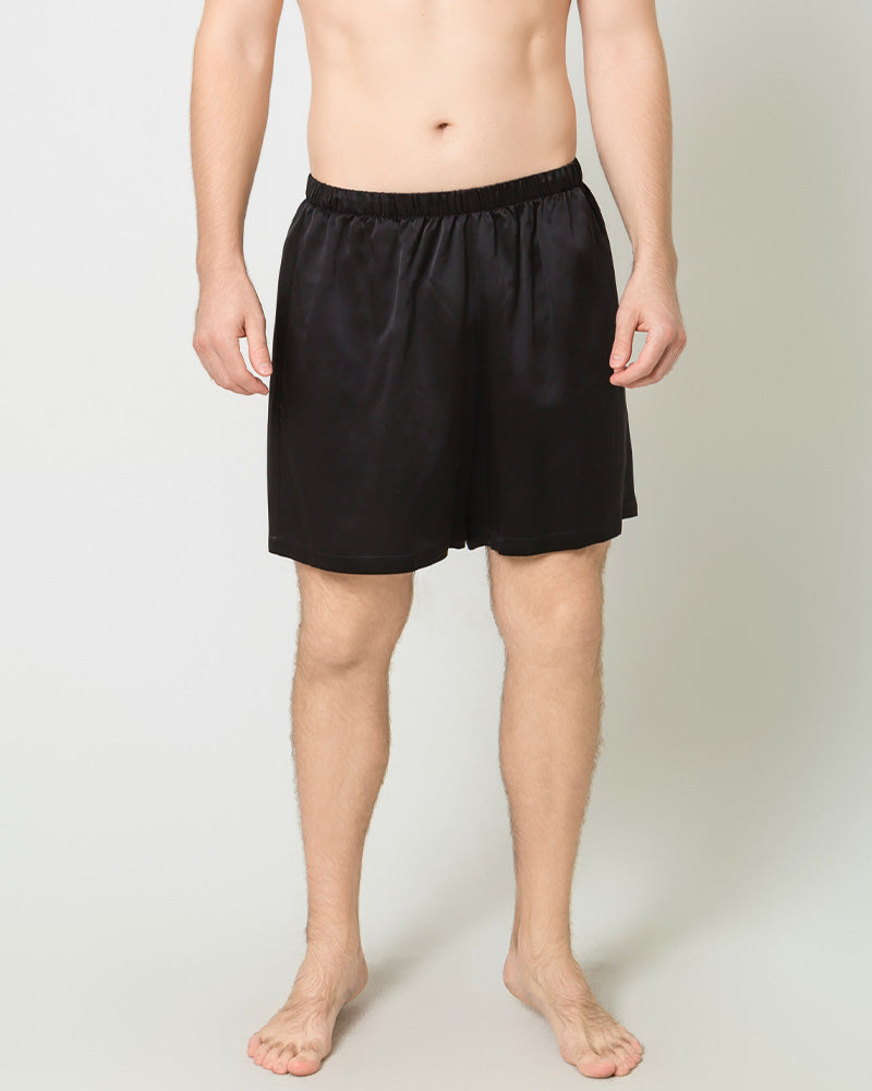 Men Satin Silk Lounge Shorts
