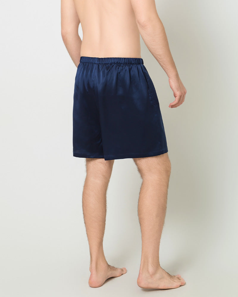 Men Satin Silk Lounge Shorts