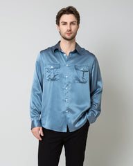 Silk Men's Button Up Overshirt