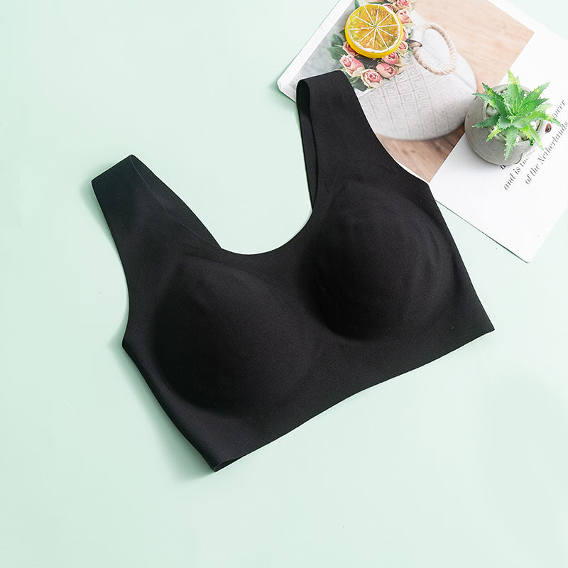 Skin-Friendly Wireless Silk Bra