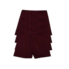 Soft Silk Knit Boxer Shorts 4Pcs for Men