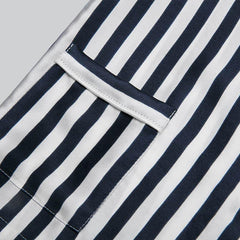 Stripe Kids Silk Pajama Short Set