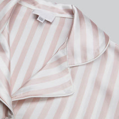 Stripe Kids Silk Pajama Short Set