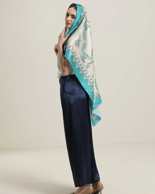 Summer Women Silk Scarf