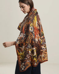 Vintage Tiger Silk Scarf