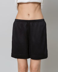 Women's Basic Silk Pajama Shorts