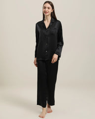 Women's Silk Two Piece Pajamas