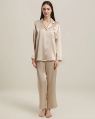 Women's Silk Two Piece Pajamas