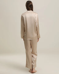 Women's Silk Two Piece Pajamas