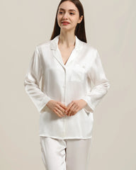 Women's Silk Two Piece Pajamas