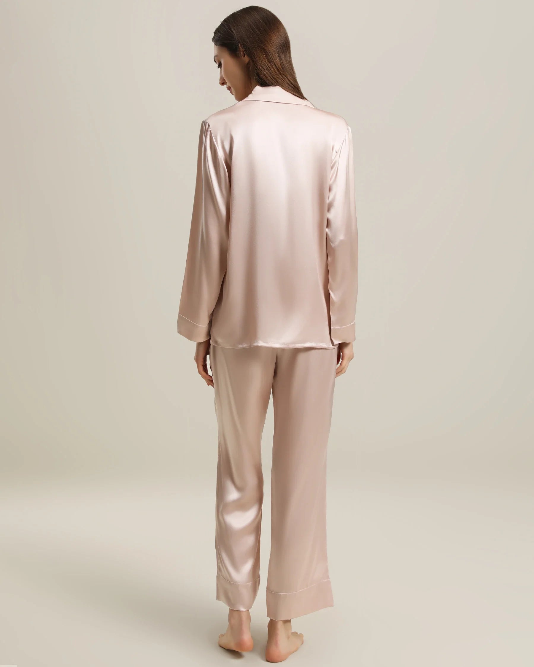 Women's Silk Two Piece Pajamas