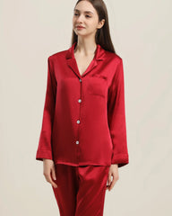 Women's Silk Two Piece Pajamas
