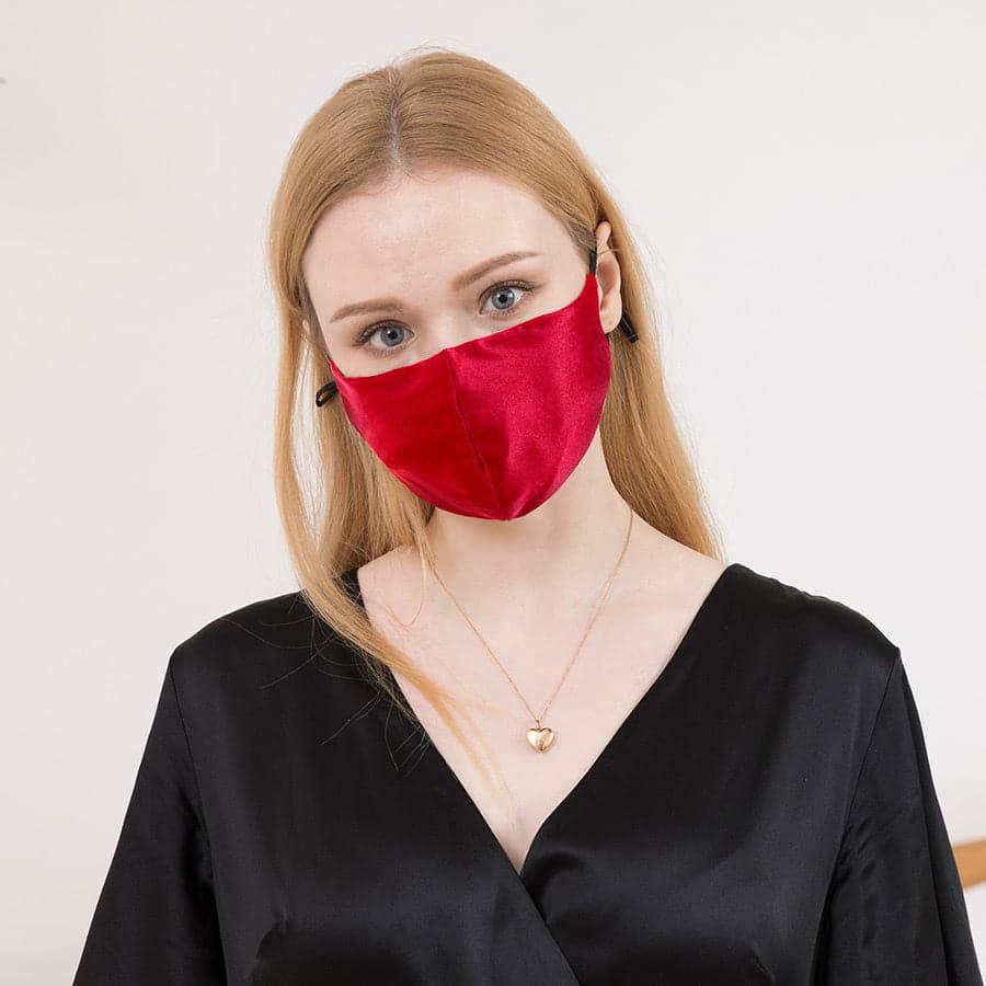 19 Momme Silk  Adjustable Design Face Mask