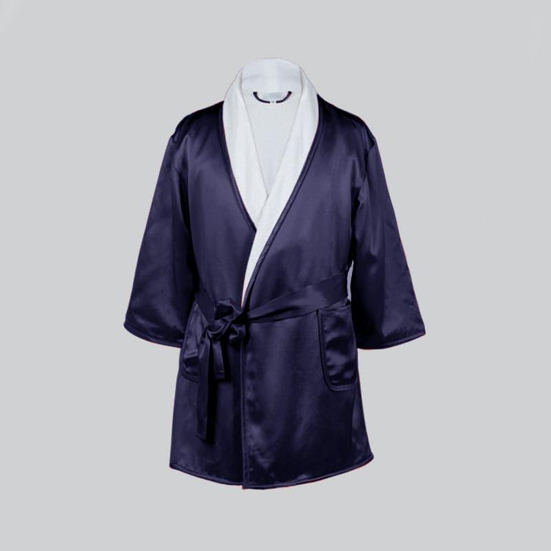 Kids Silk and Velvet Reversible Robe for Winter