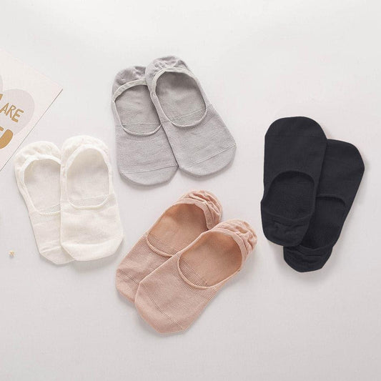 Skin-friendly Women's Silk Invisible Boat Socks