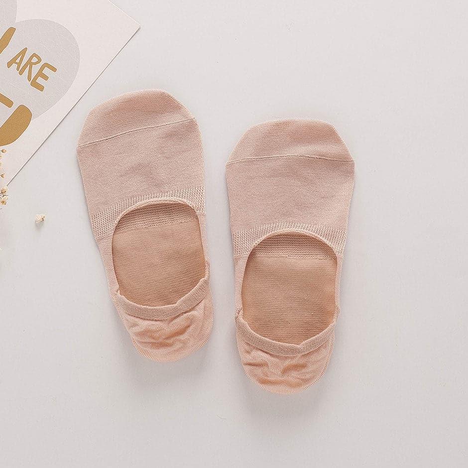 Skin-friendly Women's Silk Invisible Boat Socks