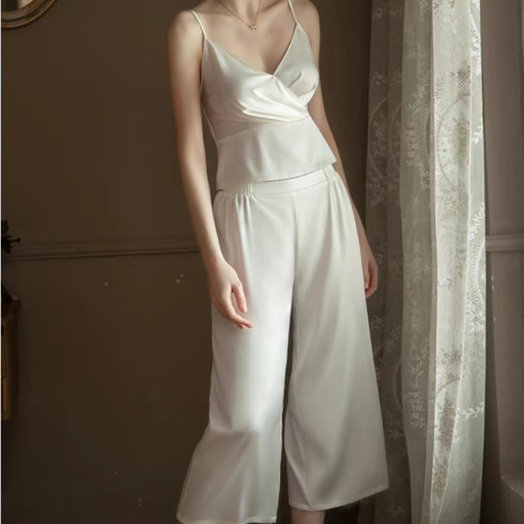 Silk Cami and Pants Pajama Set