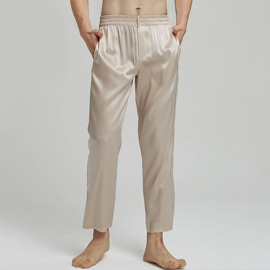 Men's Silk Pajama Pants Sleep Pants