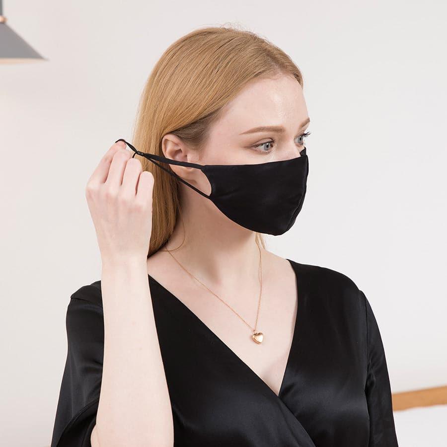 19 Momme Silk  Adjustable Design Face Mask