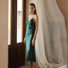22 Momme Silk Long Dress Nightgown