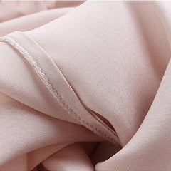 Women's Simple Casual Straight Leg Silk Sleep Night Pants