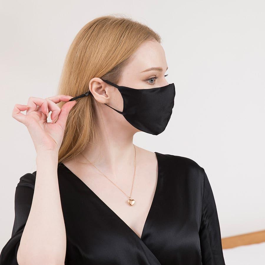 19 Momme Silk  Adjustable Design Face Mask