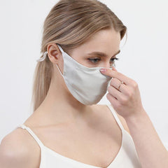 19 Momme Silk  Adjustable Design Face Mask