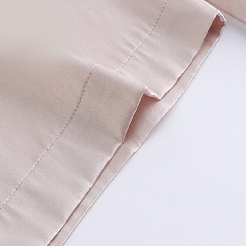Women's Simple Casual Straight Leg Silk Sleep Night Pants
