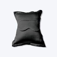 Cushion and Eyemask Silk 2 Pcs Travel Set, Black