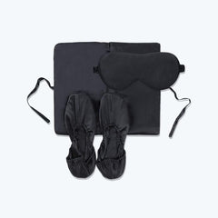 Daisysilk 3-Piece Silk Travel Set, Dark Black