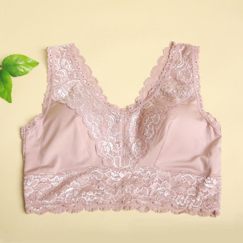 Sports Lace Breathable Silk Bra