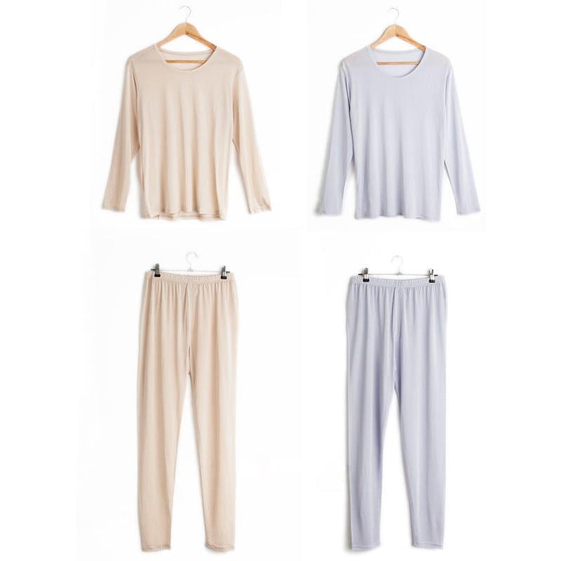 Men's 100% Silk Lightweight Thermal Underwear Set